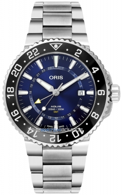 Buy this new Oris Aquis GMT Date 43.5mm 01 798 7754 4135-07 8 24 05PEB mens watch for the discount price of £2,082.00. UK Retailer.